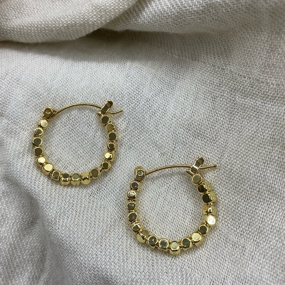 Square beading earrings - Picture 2 of 2